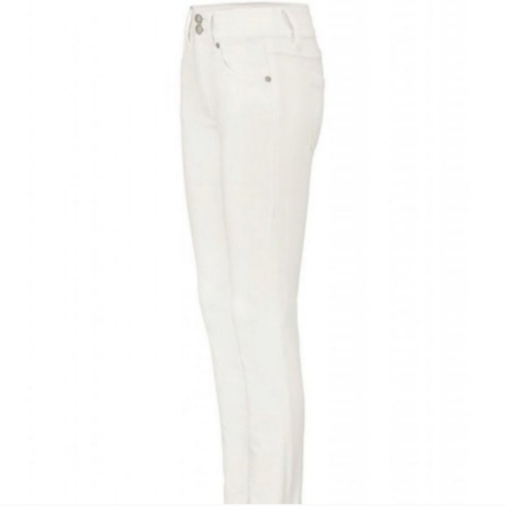CAbi 5689 White Cinch Skinny Jeans Size 6